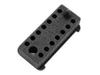 14-poliges Steckverbindergehäuse mit tiefem Profil für Motorkabelbaum. Porsche 911 / 914 / 924S / 928 / 944 S2 / 964 / 968 - 91161211502, 91161211305