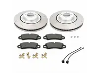 Brake disc rotor kit Front. Porsche 971 Panamera Turbo V8 4.0L 4WD / 4S E-Hybrid (410mm disc) - 971615301D, 971615302D, 971615301R, 971615302R