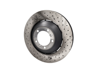 Brake disc rotor Front. Porsche 997 GT3 2010 Onwards (OE No 99735140991 & 99735141091) - 99735140991, 99735141091 - 205965C, 205964C