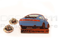 Pin's Badge 'Porsche 911 Carrera 4' Bleu