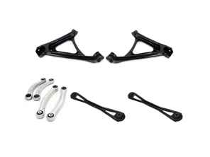 Ensemble de bras de suspension arrière. Porsche 955/957 Cayenne - 95533104532, 95533104531, 95533104530, 95533104710, 95533104900, 95533105000, 95533101812, 95533101811, 95533101712, 95533101711 - URO-012601, 1150201270, 1150201280, 211712, 211713