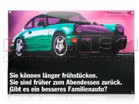 Enamel Plate Porsche Classic 964 - PCG00096410