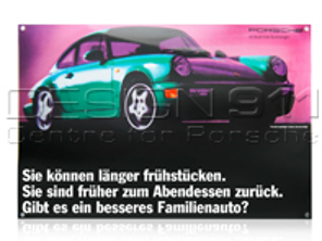 Plaque émaillée Porsche Classic 964 - PCG00096410