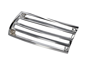 Hupengitter - Chrommetall Porsche 911 / 912 1965-66 (Version mit 4 Schraubenlöchern) - 90155943121, 90155943221, 90155943123, 90155943223, PCG55943123, PCG55943223