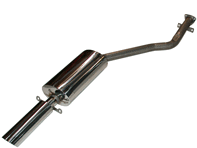 Exhaust Muffler / Silencer Rear box. Porsche 924S / 944 - 92.440S, 92440S, 1620606000, 94411108301, 1620606006