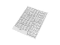 Autocollant pour la disposition des relais et des fusibles. Porsche 964 Carrera 2/4 1990 - 96461020903, 96461020901