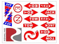 Rennline Safety Sticker and Decal Kit - E30