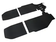 Gummi-Fußmattensatz, schwarz. Porsche 911 65-68 LHD - 90255101120, 90155101223, 90155101220, 90255101120, 90255112120, 90255112220