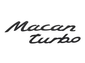 Zweiteiliges Magnetset mit Logo – Macan Turbo - WAP0502080PMAC