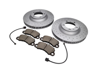 Pack de plaquettes et disques de frein AVANT. Porsche Cayenne 9YA Taille du disque 350 mm x 34 mm - 9Y0615301, 9Y0615302, 9Y0698151T, 9Y0907253E