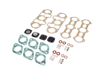 Juego de juntas para carburador Weber serie 40 de 3 cilindros. Porsche 911 / 914-6 - PCG10894800, 90110894800, 90110094600, 90110094900, 90110821800, 90110839801, 90110093700, 90110063701, 90110839800 - PM-O260-0