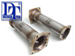Exhaust Cat Bypass Pipes DesignTek Porsche 996 Turbo - 99611102775, 99611102776, 99611198775, 99611198777