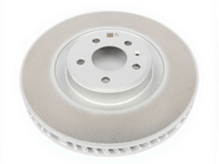 Disque de frein avant monobloc lisse, 350 x 34 mm. Porsche 95B.2 / 95B.3 Macan / S 2019>> - 95B615301AB, 95B615302AB - PFL39525, PFR39526