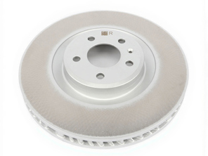 Disque de frein avant monobloc lisse, 350 x 34 mm. Porsche 95B.2 / 95B.3 Macan / S 2019>> - 95B615301AB, 95B615302AB - PFL39525, PFR39526