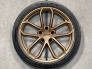 20' 718 Cayman GT4 Radsatz in Aurum. Original Porsche - 98204460302
