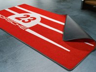 Porsche 917 Salzburg design garage mat