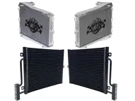 Kit radiateur en aluminium pour eau et climatisation. Porsche 996 / Boxster 986 / GT3 - 9975739101, 99657311100, 8MK376714291, 99610613151, 99610613181, 8MK376713791, 99610613251, 99610613282 - 8381, 7044