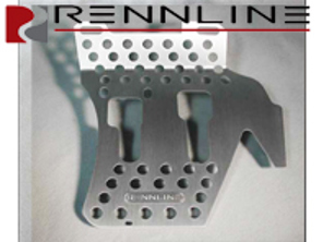 Panneau de plancher en aluminium Rennline. Côté conducteur. Porsche 911/912/930 TARGA / CABRIO - F04