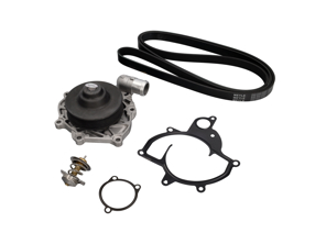 Kit pompa acqua, cinghia e termostato. Porsche 996 Turbo / 996 GT3 - 99610601175, 99610601172, 99610601173, 99610601174, 99610601177, 99610601176