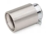 Garniture de tuyau d'échappement en titane brossé. Porsche 718 Boxster et Cayman 2.0ltr/2.5ltr