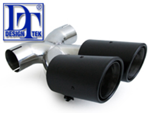 DesignTek Sorties d'échappement Finition Carbone pour Porsche Boxster 987 & Cayman 987C - 3606408702, 98711125402, 98711125401, 98711125830, 98711125831, 98711125300, 98711125501, 98711125601, 98711198100, 98711125730, 98711198130, 98711125860