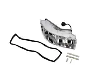 Piloto intermitente trasero con carcasa METÁLICA y reflectores cromados. Porsche 911 1968-83 - 90163194100, 90163194200