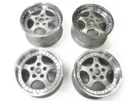 18" KT2 Leichtmetallfelgen im Split-Rim-Look – Porsche PCD5/130 in Silberoptik