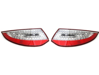 Rear light clear, Set of 2. Porsche 997 MKII 2009-12 LHD Cars - 99704490005, 997044900