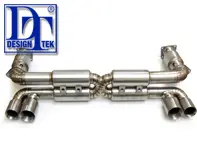 Auspuff Schalldämpfer Titan DesignTek für Porsche 996 Turbo - 99611102775, 99611102776, 99611198775, 99611198777