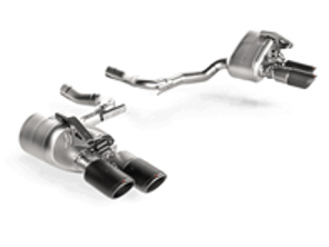 Akrapovic Slip-On Line Titan-Auspuffanlage für Porsche (971) Panamera V6 3.0ltr 2017-20 - 971253608Y, 971253607Y