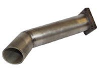 Tuyau de soupape d'échappement. Porsche 930 Turbo 1978-82 - 922019S, 92.209S, 1620650100, 93012303100 - 92.209S, 1620650100