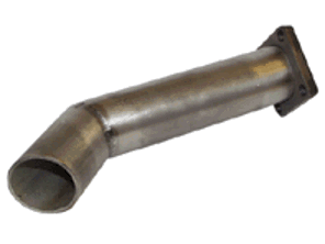 Tubo de descarga de escape. Porsche 930 Turbo 1978-82 - 922019S, 92.209S, 1620650100, 93012303100 - 92.209S, 1620650100