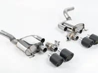 Silencieux arrière Milltek Sport Exhaust avec embouts d'échappement GT-115 en carbone. Porsche Macan 95B MK2 GTS et Turbo. - 95B253601DY, 95B253600CY, 95B22261MY, 95B253611MY, 95B253600DY, 5B253601EY - SSXPO180