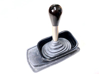 Ebony shift knob (tear drop) and gaiter. Porsche 964 / 993 - 99342407502, 99342407501, 993424075028YR, 96442407505