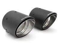 Embouts d'échappement Deluxe Dual Style (pour PSE). Porsche 991.2 Carrera