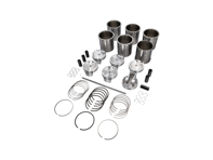 Forged Piston & Liner Set for 3.9L Conversion for Porsche 996 Turbo & GT2 / 997-1 Turbo & GT2 / 997-2 GT2 RS - 99610391574, 99610391673, 99610391579, 99610391580, 99610391678, 99610392570, 99610392571, 99917801600, 99710391571, 99710391671, 99710392570, 99710307170 - CAR103TT3900C
