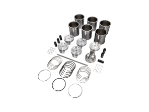Ensemble piston et chemise forgés pour conversion 3,8 L pour Porsche 996 Turbo et GT2 / 997-1 Turbo et GT2 / 997-2 GT2 RS - 99610391574, 99610391673, 99610391579, 99610391580, 99610391678, 99610392570, 99610392571, 99917801600, 99710391571, 99710391671, 99710392570, 99710307170 - CAR103TT3800C