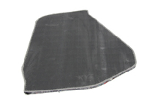 Absorbedor de sonido, Izquierdo. Porsche 964 - 96455621501, 96455621500, 96455621601, 96455621600