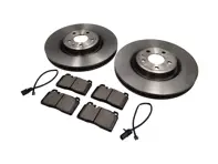 Disques de freins avant Ø : 345 mm et plaquettes de freins pour Porsche Macan 2.0L à partir du 30/11/2016 - 95B615301M, 8R0698151H