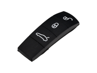 Key replacement rubber buttons Porsche Panamera 970 - 97053890106, 97053890107