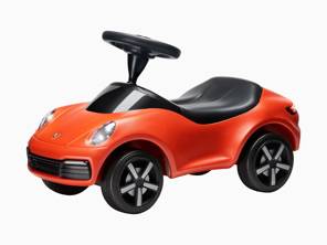 Coche infantil para montar con luces y bocina mecánica - Lava Orange