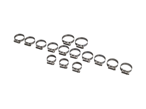 Kit de serrage des durites d'huile. Porsche 930 Turbo 1978-89 - 99918128450, 93011017101, 99923900740, 99923901140, 93011033503, 93011033500, 99923900940, PCG239094A - DO88, DO88