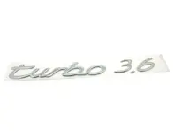 Turbo 3.6 - Badge. Porsche 964 - 96555922100, 965.559.221.00