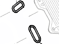 Dichtungssatz für Ölkühler. Porsche 958 Cayenne 3.6L - 95810717510, 852.620 - 852.620