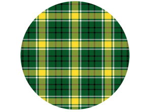 SOLM (Grand Prix) polyviscose tartan fabric, inspiration: Lotus Racing *SAMPLE*