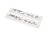 Schriftzug "911 Turbo S", für Türen. Porsche 992.1 Turbo / Turbo S MKI 2019-24 - 99204482018, 99204482018041, 9920448201824K, 9920448201884A, 99204482018V04