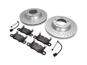 Pack Plaquettes et Disques de Frein ARRIÈRE Porsche 991 S 3.8L - 99135294904, 99635240502, 99635240602