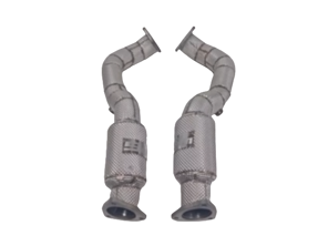 Ensemble de tuyaux d'échappement supprimés GPF résonné. Porsche 718 Boxster Spyder RS - 9GT254351B, 9GT254351C, 9GT254352B, 9GT254352 - 9M9GT254351BR