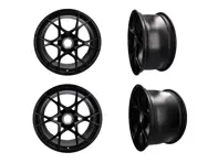 Juego de ruedas de aluminio forjado 718 GT4 RS de 20", color negro brillante, en excelentes condiciones, como nuevo. Porsche 718 (982) Boxster Spyder RS / Cayman GT4 RS 2019>> - 98204460305, 9GT601025DJE1, 9GT601025EJE1