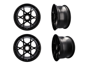 Juego de ruedas de aluminio forjado 718 GT4 RS de 20", color negro brillante, en excelentes condiciones, como nuevo. Porsche 718 (982) Boxster Spyder RS / Cayman GT4 RS 2019>> - 98204460305, 9GT601025DJE1, 9GT601025EJE1